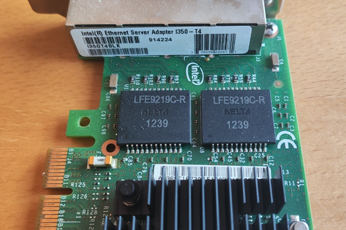 Intel I350-T4 (ORYGINAŁ) - Zdjęcie 2 z 3