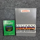 Enduro (Atari 2600, 1983)(TESTED) Cart And Manual