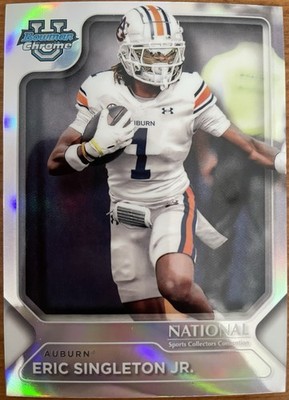 2025 Bowman U Chrome National Silver Pack - Eric Singleton Jr. Refractor #FB-3