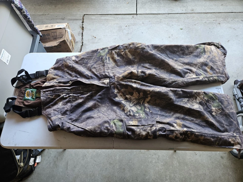 Mono con tirantes aislado de invierno CABELAS grande para hombre ventaja madera camuflaje caza Foto 3 de 4