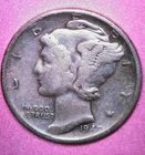 1940 S    Mercury Silver Dime Good Album Filler
