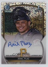 2023 Bowman Chrome Prospect Speckle Refractor /299 Axiel Plaz #CPA-APL Auto 1m0w