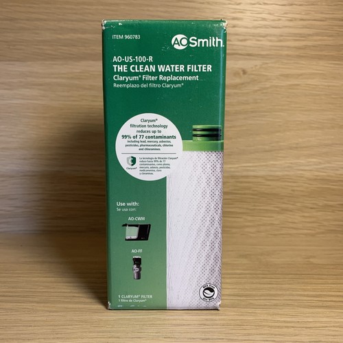 NEU AO SMITH Clean Wasserfilter Claryum Filter Ersatz AO-US-100-R Neu - Bild 1 von 6