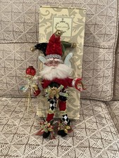 Mark Roberts Fairies Harlequin Jester Fairy Small 11.25 Inch Christmas ornament