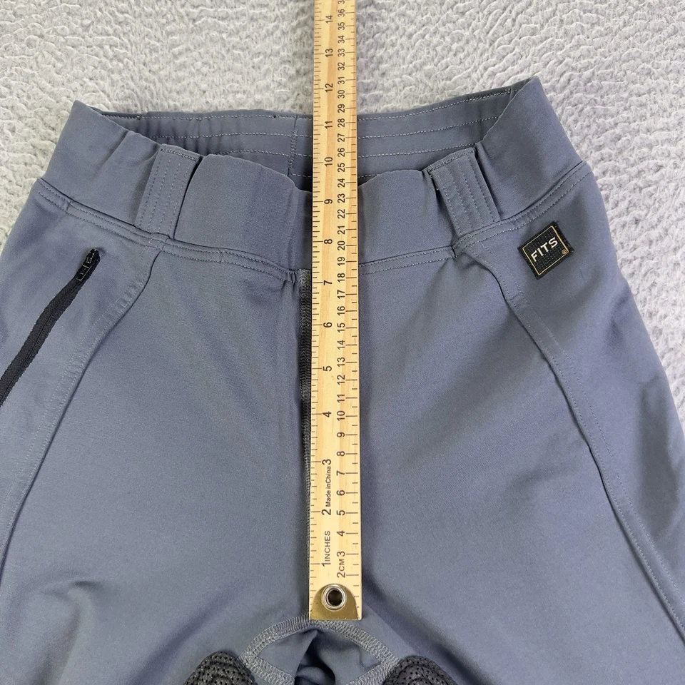 FITS PerforMAX Leather Riding Breeches Womens Medium Gray Equestrian Pants - Image 4 of 4