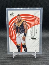 Swerve Strickland 2025 Upper Deck AEW SP Signature Edition Red /99 #89