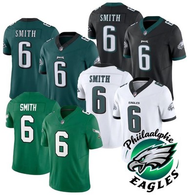 NEW Eagles Men's #6 DeVonta Smith Limited Jersey All Stitched Jersey NWT