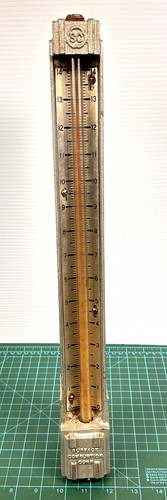 Vintage Surface Combustion No 14-G Water Gauge Manometer Draft Pressure Meter