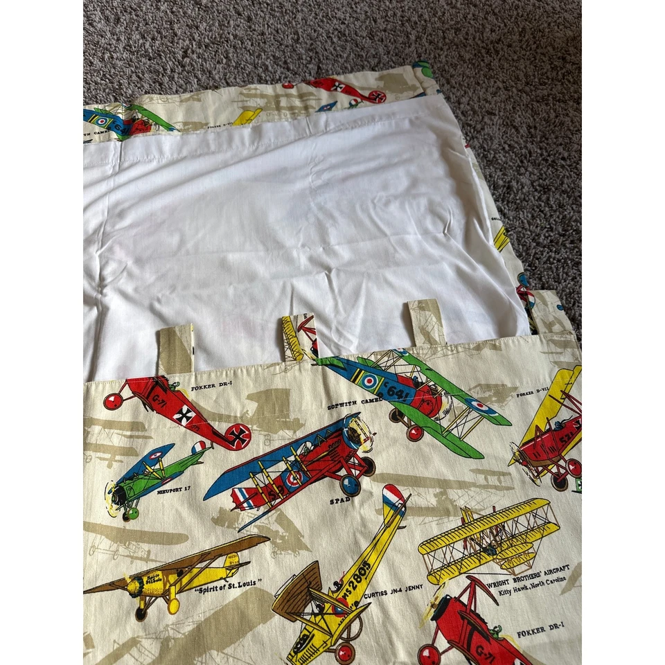 Paneles de cortina de lona y valencia amarillo rojo para aviones de la Primera Guerra Mundial Foto 4 de 4