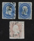 CKStamps: US Stamps Collection Scott#63 65 1c 3c Used