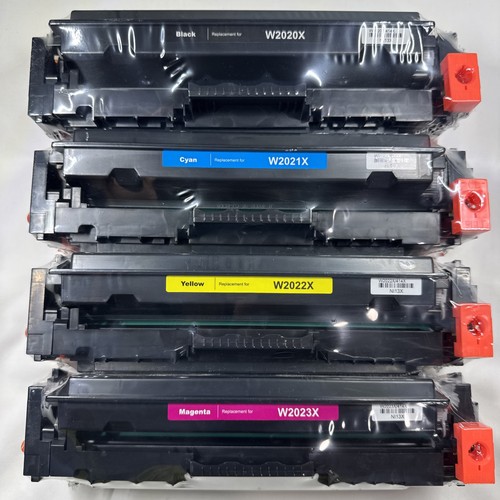 414X Cartucce Toner Confezione da 4 Alta Resa con Chip per HP 414X/414A (Sigillate)