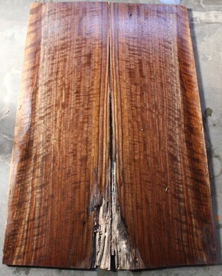 Curly figured black walnut drop top tonewood guitar .32'' 2734