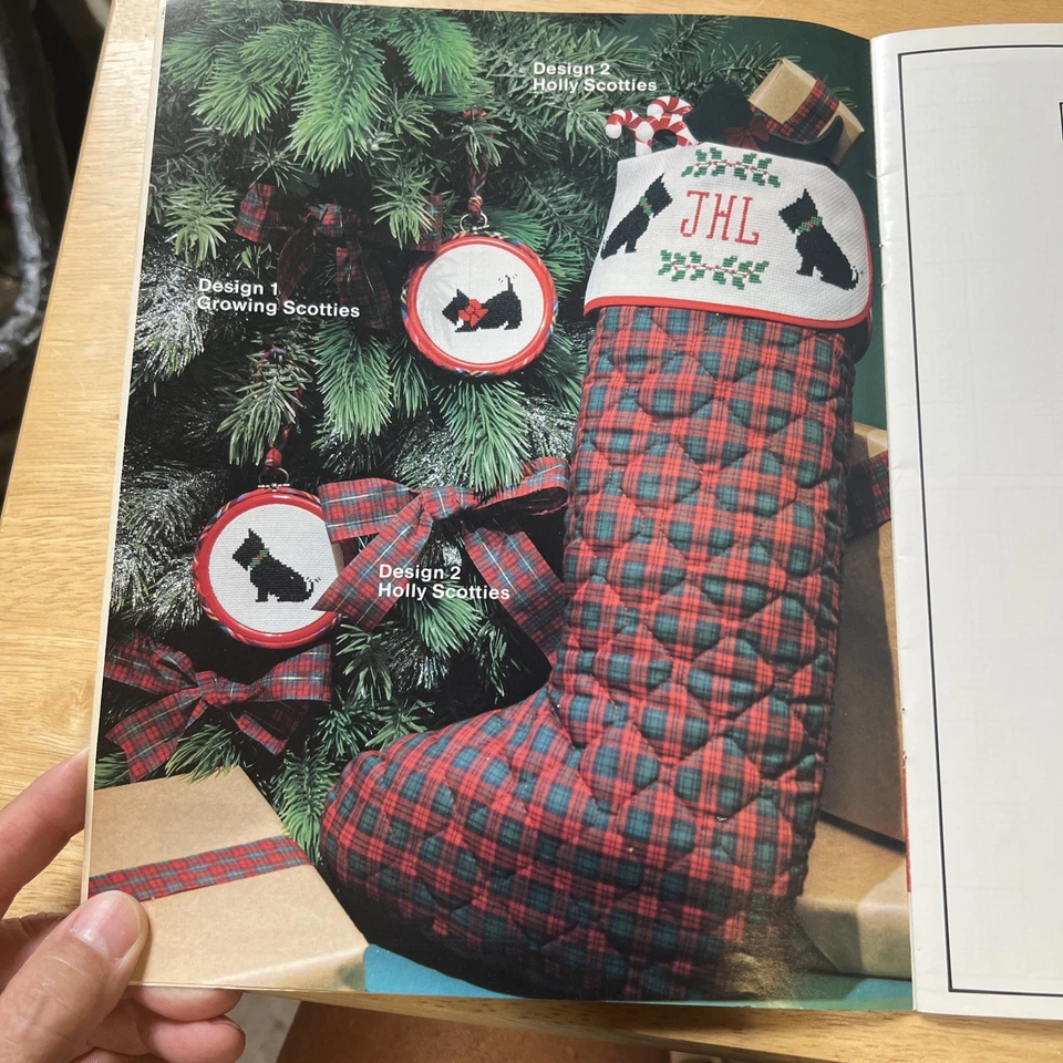 It's Scot to be Love Scotty Dogs 13 Designs Plaid #7868 Cross Stitch Booklet - Image 4 of 4