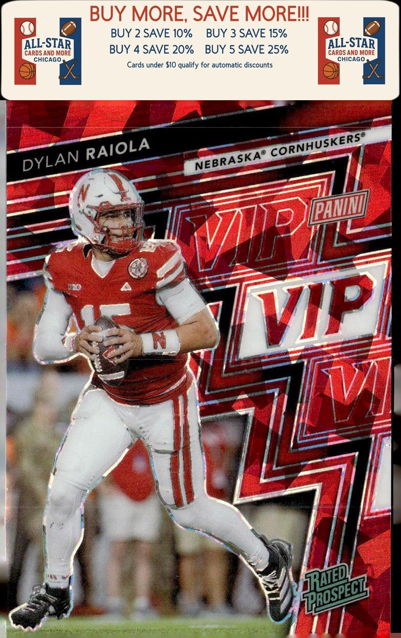 2025 National Convention #RP4 Dylan Raiola Red Sparkle #/99 Nebraska Cornhuskers
