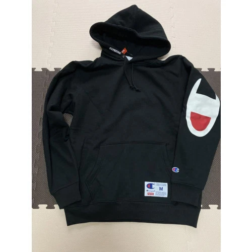 sweat à capuche champion suprême grand logo