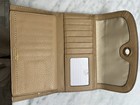 VTG Coach Light Brown Tan Trifold Full Size Wallet Genuine Leather Classic — photo 4