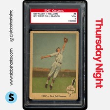1959 FLEER TED WILLIAMS #8 1937 - FIRST FULL SEASON