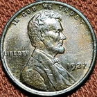 1927 Lincoln Wheat Cent 1C Bronze Coin Unc Details