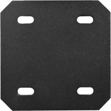 6 Pcs Flat Mending Plate, 4-3/4" X 4-3/4", Straight Fixing Repair Connector Brac