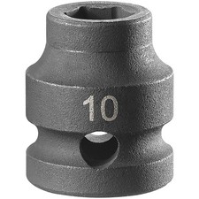 Facom 6-Point Stubby Impact Socket 1/2in Drive 10mm