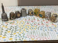 America metal thimbles x 9 job lot