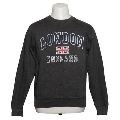 Old Town, Sweatshirt, Größe: L, Grau, Baumwolle/Polyester, Print #7Q9