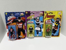 Marvel Legends Retro Kenner 3.75 BULLSEYE CAROL DANVERS and IS AGENT NEW