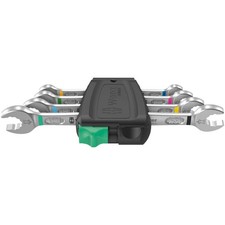 Wera 05020314001 6005 Joker 4 Set 1 Double Open End Wrench Set 4 Pieces