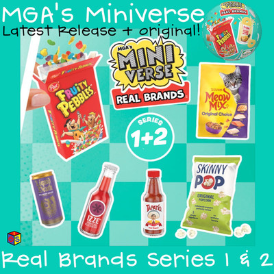 MGA's Miniverse REAL BRANDS SERIES 2 & 1 | Brand NEW Unused | You CHOOSE