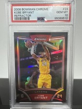 2008 Topps Bowman Chrome Refractor Kobe Bryant/499