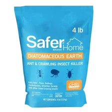 Safer Brand 4 lbs. Diatomaceous Earth Ant & Crawling Insect Killer, Ready to Use
