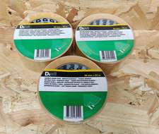 3x Diall 50mm x 25m Double Sided Tape