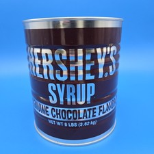 Hershey  s Syrup 8 Lb Full Metal Can Genuine Chocolate Flavor Chocolate Fountain