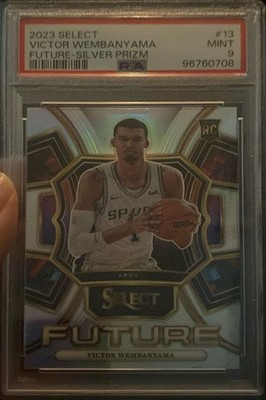 2023 Panini Select Select Future#13 Victor Wembanyama Silver Prizms