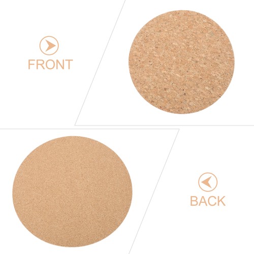 2 Pcs Cork Mouse Pad Office Palm Rest Enhanced Wrist Support - Afbeelding 9 van 12