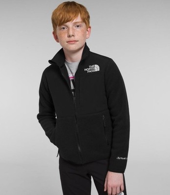 Vintage The North Face Denali Fleece Polartec Hooded Full Zip Coat Jacke XL Blac
