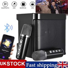 Karaoke Machine Portable Karaoke System With 2 Wireless Microphone for Party HOT