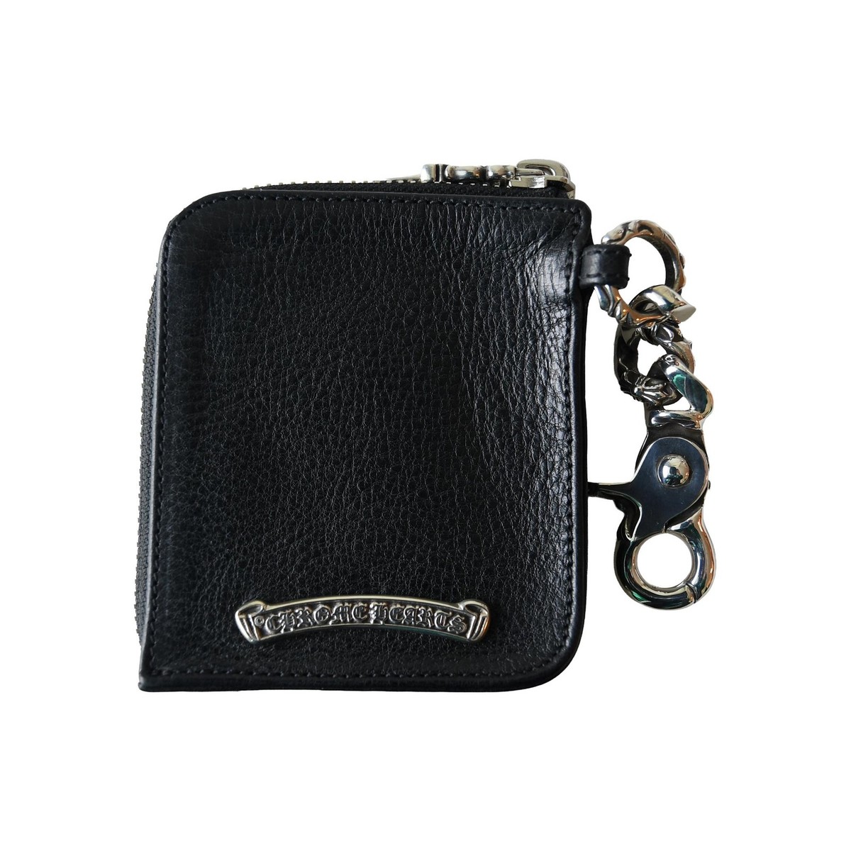 小物 chrome hearts mini pouch wallet Chrome Hearts Tiny Zip Leather Coin Pouch Wallet Black | eBay
