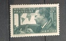 TIMBRE JEAN MERMOZ N° 337 NEUF* 1937