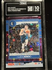 2024 Panini Hoops Premium Luka Doncic Winter Purple Prizm #115