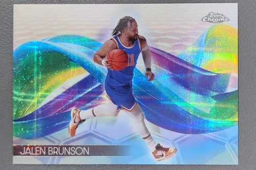 2024-25 Topps Topps Chrome Jalen Brunson Helix Insert #H-4 New York Knicks
