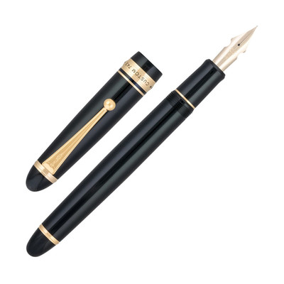 Pilot Custom 743 Fountain Pen in Black/Gold - 14K Extra Fine Nib - NEW