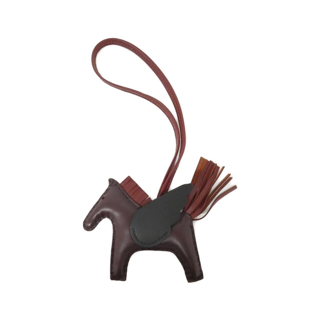 Authentic HERMES Rodeo Pegasus Bag Charm  PM 083010CA  #230-000-181-9914