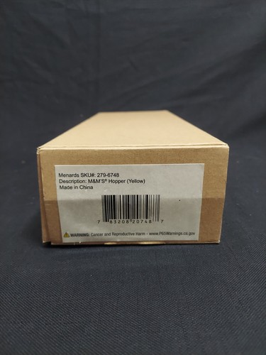 Menards 279-6748 O Gauge M&M's Hopper (Yellow) EX/Box