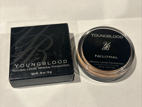 Natürliche lose Mineral Foundation - NEUTRAL - Youngblood für Frauen - 0,35 Unzen Neu mit Karton - Bild 1 von 6