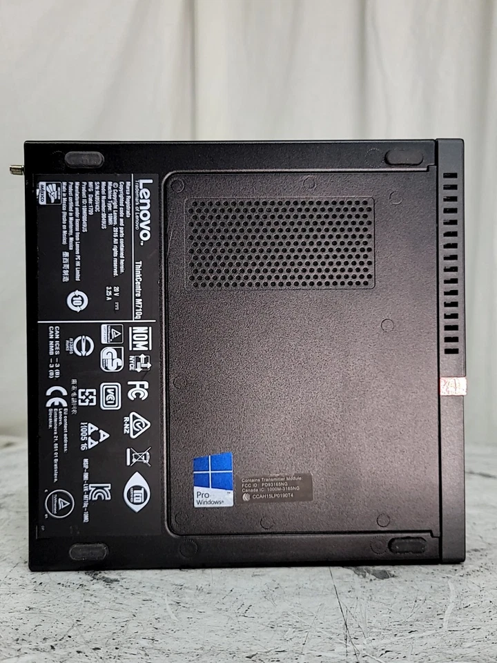 LENOVO ThinkCentre M710q 10MR0049US Micro Desktop PC Barebones SEE NOTES - Image 4 of 4