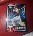 Topps Chrome Luke Keaschall Twins #220 Black X-Fractor 7/10 Parallel MLB