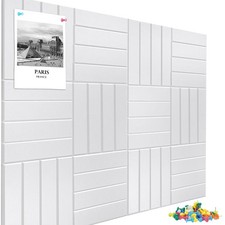 Large Cork Board Alternative 48" X 36" Bulletin Board - 12 Pack Removable Fel...