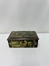 Dutch Biscuit Tin – Lithographed Scenes of 17th-Century Dutch Art (c.1880–1910)