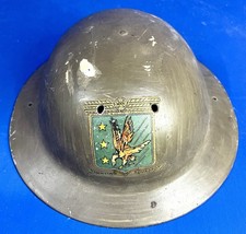 Vintage 1930's Marx Fighting Squadron WW1-Doughboy-Kids Metal Toy Helmet